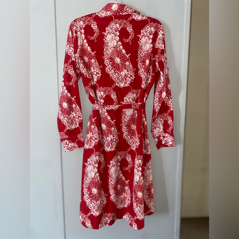 GEORGES RECH Y2k Vintage Bishop Sleeve Notched Collar Dress(can’t find anywhere) - Picture 8 of 10